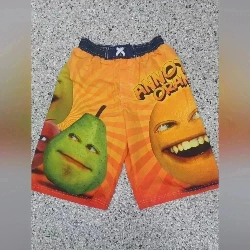 Annoying Orange 2013  Boy's (8) Swimming Trunks